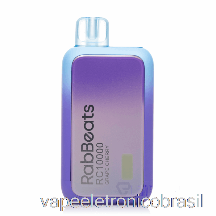 Vape Recarregável Rabbeats Rc10000 Descartável Uva Cereja